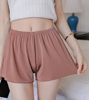 ペチパンツ タップパンツ 3枚セット レディース ショート丈 ペチコート キュロット ペチパン フレアパンツ ストレッチ 透けない 透け防止 サラサラ 大きいサイズ インナー パンツ ショートパンツ 3分丈 無地 スカートインナー シンプル 婦人 インナー 下着 肌着 部屋着 まとわりつきにくい