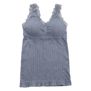 ブラトップ パッド付き キャミソール レディース 女性 インナー 下着 肌着 Vネック カップ入り ブラキャミソール レース シンプル お洒落 かわいい お出かけ 普段使い 女子 ガールズ 婦人用