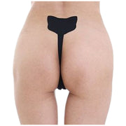 ショーツ パンツ 下着 レディース 女性 パンティー 見えない下着 Cストリング ネコ ファー ハート U型 セクシー Tバック風 おしゃれ かわいい
