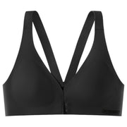 ノンワイヤーブラ ブラジャー レディース 女性 インナー 下着 3／4カップ フロントホック シームレス 脇高 無地 シンプル 婦人