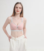 授乳ブラジャー レディース ノンワイヤー 薄手 マタニティブラ 妊婦 産前産後 インナー 下着 寄せ上げ ママ 女性用 肌着 単品 デイリー