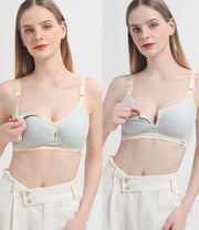 授乳ブラジャー レディース ノンワイヤー 薄手 マタニティブラ 妊婦 産前産後 インナー 下着 寄せ上げ ママ 女性用 肌着 単品 デイリー