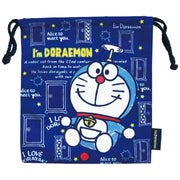 巾着袋 キャラクター 21×18cm 小さめ コップ袋 給食袋 子供 キッズ 小学生 幼稚園 通園 通学 for 小物入れ きんちゃく マイメロディ クロミ シナモロール ドラえもん すみっコぐらし