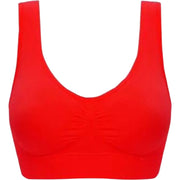ノンワイヤーブラジャー ブラジャー 大きいサイズ スポーツ スポーツブラ スポーツブラジャー 楽ちん リラックス カップ付き パット付き 下着 ジム ヨガ カラバリ豊富 単品 レディース 安定 ナイトブラ おやすみブラ 楽ブラ Tシャツブラ 産後 スポブラ ランニング 夜ブラ インナー