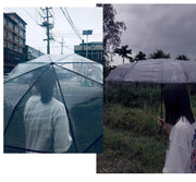 折りたたみ傘 雨傘 レディース メンズ 8本骨 自動開閉 ワンタッチ 軽量 透明 クリア 無地 通勤 通学 携帯便利 梅雨対策