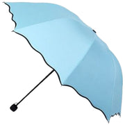 折りたたみ傘 折り畳み傘 晴雨兼用傘 レディース 雨傘 日傘 UVカット 遮光 花柄 波型カット かわいい おしゃれ 持ち運び フラワー 大人 エレガント