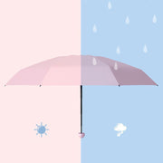 晴雨兼用折り畳み傘 ケース付き 男女兼用 レディース メンズ 傘 折りたたみ傘 日傘 紫外線カット カラバリ豊富 黒 白 ピンク