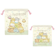 巾着袋 マイメロディ ハンギョドン クロミ ドラえもん すみっコぐらし キッズ 子供 for 小さめ コップ袋 通園 通学 キャラクター かわいい きんちゃく プレゼント ギフト 贈り物