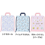 ナップザック キルト キッズ 子供 女の子 男の子 リュックサック 持ち手つき for シナモロール ドラえもん すみっコぐらし