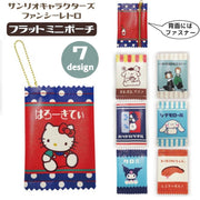 フラットミニポーチ サンリオキャラクターズ ファンシーレトロ キッズ 子供 小物入れ for ミニサイズ ミニポーチ ファスナー 小物収納 レディース 女の子 かわいい プチギフト 贈り物 プレゼント