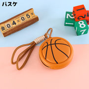 コインケース 小銭入れ 子供用 キッズ ミニ財布 バッグチャーム 小物入れ シリコン製 カラビナ ストラップ付き 防水 かわいい 可愛い スポーツ 球技