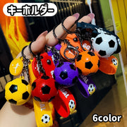 キーホルダー キーリング メンズ レディース キッズ 大人 子供 飾り 小物 サッカー サッカーボール スポーツ 運動 おしゃれ プレゼント ギフト 贈り物