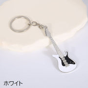 キーホルダー キーリング バッグチャーム ギター 楽器 飾り 軽音 バンド 可愛い おしゃれ 部活動 記念品 引退 プレゼント 贈り物 ギフト