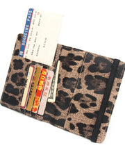 パスポートケース パスポートカバー カードケース RFID スキミング防止 ヒョウ柄 豹柄 ゴムバンド マルチケース スリーブ 磁気防止 情報保護 セキュリティ クレジットカード キャッシュカード クレカ 海外旅行 かわいい