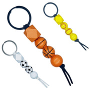 キーリング キーホルダー バッグチャーム キーチャーム チャーム ボール型サッカーボール バスケットボール バレーボール テニスボール ラグビーボール スポーツ ファッション小物 ギフト 鍵 バッグ おしゃれ