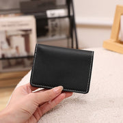 クレジットカードケース 小銭入れ ユニセックス 男女兼用 レディース 女性 メンズ 男性 お揃い ペアルック お財布 ウォレット マグネットボタン 磁石ボタン コンパクト フェイクレザー 無地 ブラック オフホワイト シンプル シック フォーマル カジュアル おしゃれ