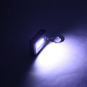 COBライト ポータブルライト キーホルダー キーリング 投光器 LED 電池式 明るさ調整可能 点灯 点滅 小型 軽量 防災 登山 アウトドア キャンプ 釣り フィッシング 地震 停電