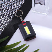 COBライト ポータブルライト キーホルダー キーリング 投光器 LED 電池式 明るさ調整可能 点灯 点滅 小型 軽量 防災 登山 アウトドア キャンプ 釣り フィッシング 地震 停電