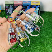 キーホルダー クレーン アーム 3本爪 ミニサイズ 爪が動く 面白い おしゃれ かわいい プレゼント ギフト ゲーム キャッチャー 景品 目印 アクセサリー