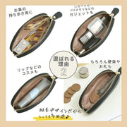 コインケース 小銭入れ レディース レザー 本革 牛革 大容量 軽量 ミニ アクセサリーケース 財布 ポーチ イヤホンケース 印鑑ケース ピルケース リップケース