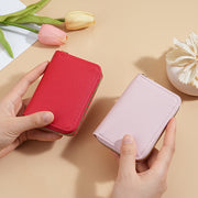 カードケース ミニ財布 レディース メンズ PUレザー じゃばら 大容量 スクエア スリム コンパクト 小銭入れ シンプル 無地