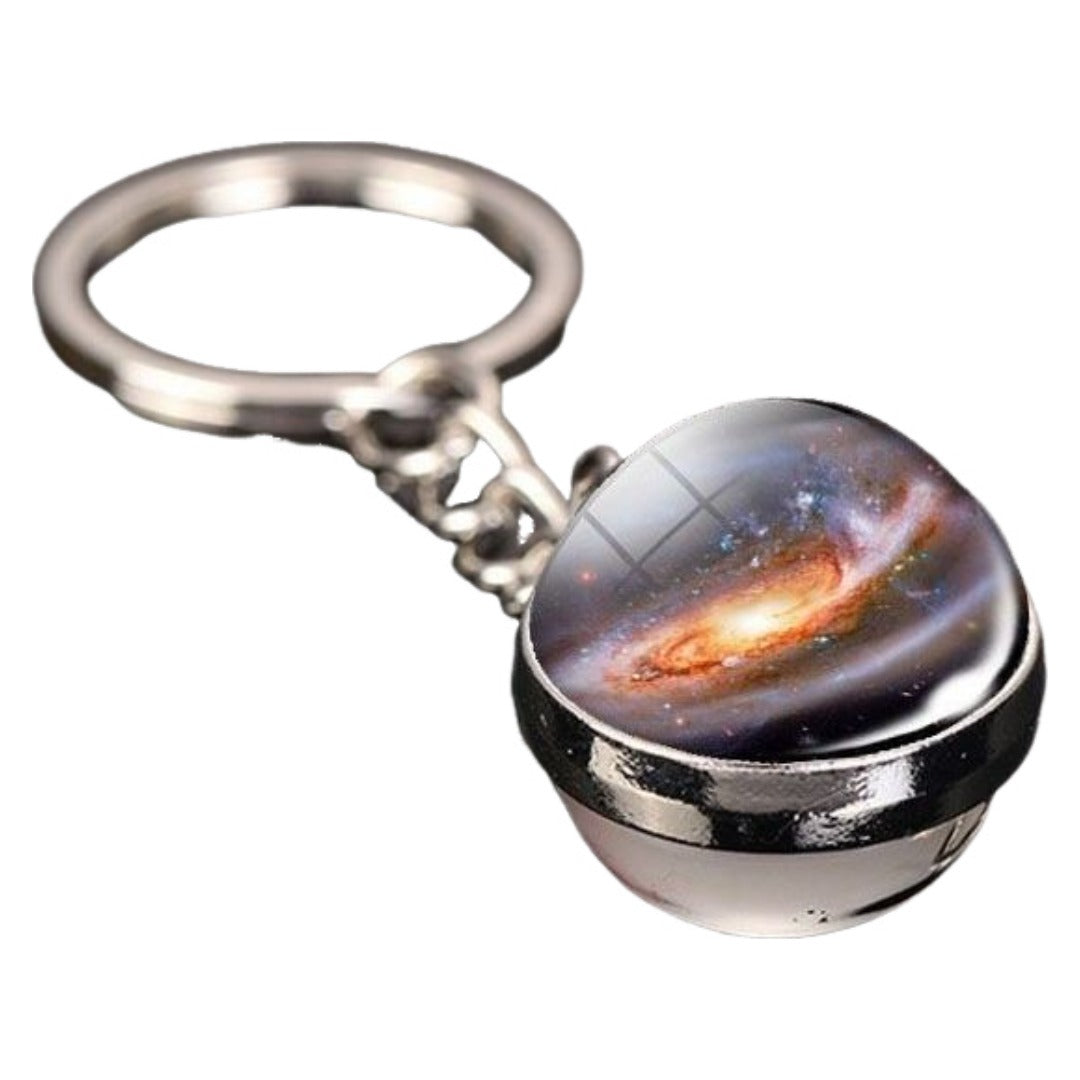 キーホルダー キーリング バッグチャーム 惑星 スター プラネット 宇宙 夜光 蓄光 光る プレゼント ギフト 景品 おしゃれ