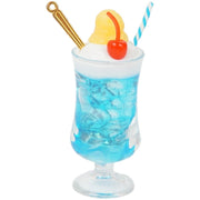キーホルダー キーリング チャーム 服飾小物 クリームソーダ 飲み物モチーフ ミニチュア 鍵 カギ プレゼント ギフト かわいい おしゃれ