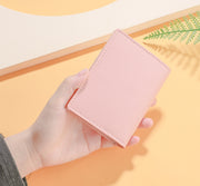 カードケース 二つ折り 薄型 カードホルダー カード入れ レザー調 スナップボタン コンパクト スリム レディース メンズ 男女兼用 ユニセックス シンプル カード収納 持ち歩き便利 クレジットカード ポイントカード お出掛け
