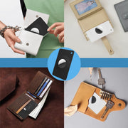 AirTag用ケース カード型 AirTag用ホルダー エアタグ用汎用型 紛失防止 薄型 保護ケース ソフト 柔らかい 無地 単色 シンプル