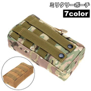 ミリタリーポーチ ベルトポーチ スマホポーチ 迷彩柄 腰袋 ミニポーチ サバイバルゲーム サバゲ― 工具袋 マルチポーチ カモフラージュ コンパクト アウトドア 釣り キャンプ 登山