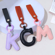 キーホルダー バッグチャーム AからM 飾り アルファベット イニシャル レザー調 鍵 カギ おしゃれ かっこいい かわいい 服飾小物