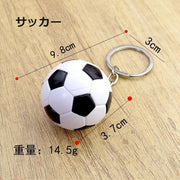 キーホルダー バッグチャーム キーリング チャーム スポーツ 部活 テニス 卓球 サッカー バスケットボール おしゃれ かわいい
