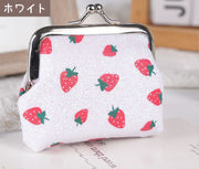がま口財布 レディース 財布 小銭入れ コインケース ミニ財布 小物入れ がま口 いちご 苺 かわいい 小さい おしゃれ コンパクト