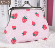 がま口財布 レディース 財布 小銭入れ コインケース ミニ財布 小物入れ がま口 いちご 苺 かわいい 小さい おしゃれ コンパクト