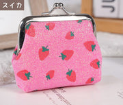 がま口財布 レディース 財布 小銭入れ コインケース ミニ財布 小物入れ がま口 いちご 苺 かわいい 小さい おしゃれ コンパクト