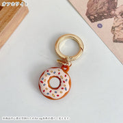 Airtag用カバー Airtag用ケース エアタグ用カバー エアタグ用ケース ドーナツ キーホルダー キーリング レディース 女性 メンズ 男性 ユニセックス 男女兼用 お揃い ペアルック ファッション雑貨 スマホ関連雑貨 ドーナッツ マルカン ブラウン オフホワイト グリーン ポップ カジュアル 可愛い キュート ガーリー