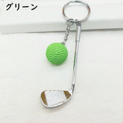 キーホルダー キーリング ゴルフボール アイアン ゴルフクラブ型 スポーツ 男女兼用 レディース メンズ ユニセックス バッグチャーム かわいい おしゃれ