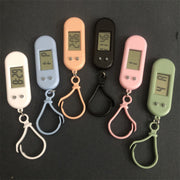 デジタル時計 懐中時計 ウォッチ 電池式 キーホルダー フック 吊り下げ ミニ コンパクト 小さめ 子供 キッズ かばん バッグ