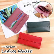 長財布 カードケース カード入れ 二つ折り お札入れ 小銭入れ レディース 女性 婦人 ウォレット レザー調 スナップボタン フェイクレザー 財布 スクエア 長方形 おしゃれ かわいい きれいめ 上品 シンプル プレゼント ギフト