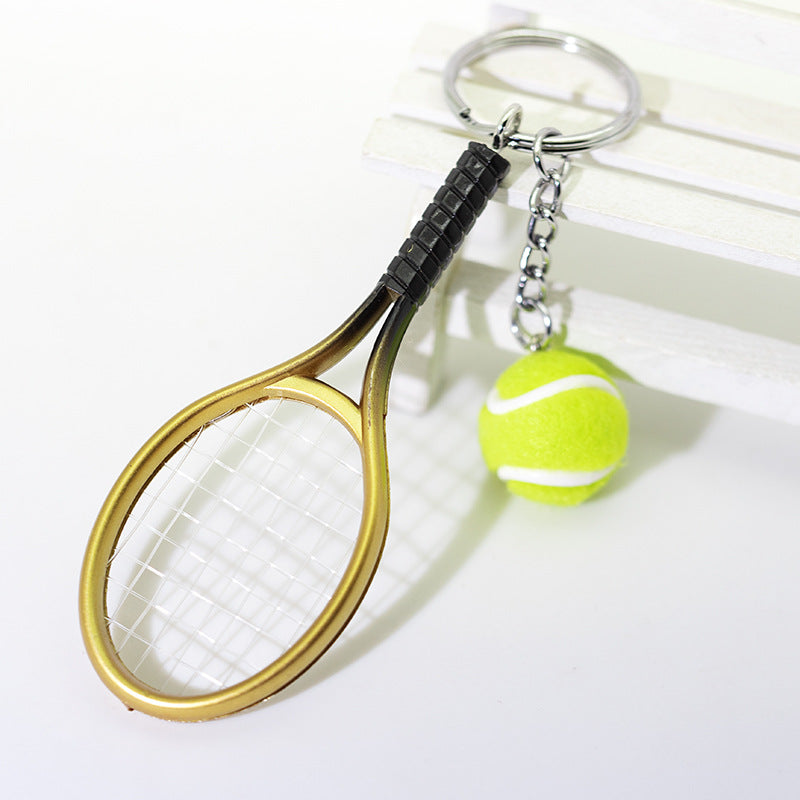キーホルダー キーリング テニス ラケット ボール スポーツ 商品画像3