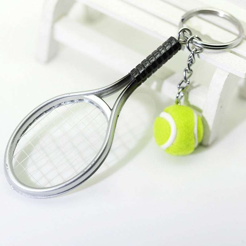 キーホルダー キーリング テニス ラケット ボール スポーツ 商品画像5