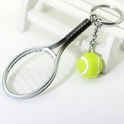 キーホルダー キーリング テニス ラケット ボール スポーツ 商品画像5