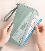 パスポートケース パスポートカバー パスポート入れ カードホルダー RFID ハンドストラップ 2つ折り 仕切り 旅行 トラベルグッズ 航空券 クレジットカード ジッパー チケット レディース 女性 メンズ 男性 男女兼用 ユニセックス 薄型 無地 シンプル おしゃれ