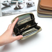 コインケース ミニ財布 小銭入れ ミニウォレット カードケース メンズ レディース ユニセックス 男女兼用 ジッパー式 横型 シンプル