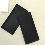 カード入れ お札入れ 長財布 ウォレット メンズ 薄型 PVC レザー調 定期入れ 大容量 お札 定番 ビジネス おしゃれ かっこいい スマート