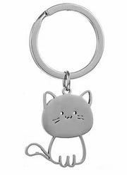 キーホルダー キーリング キーチャーム バッグチャーム 猫 ネコ ねこ キャット お魚 鍵 カギ 紛失防止 メンズ レディース 男女兼用 かわいい プレゼント ギフト 贈り物