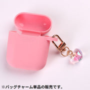 バッグチャーム ハートチャーム キーホルダー 透明 ミニチャーム キーリング レディースカラビナ付き AirPods 鍵 可愛い 女性 キッズ 女の子 子供 ハート ビジュー ナスカン付き スマホ 可愛い