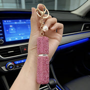 アトマイザー 詰め替え容器 空容器 5ml キーホルダー型 バッグチャーム スプレーボトル ラインストーン ガラス瓶 ディスペンサー スプレー 香水 小分けボトル ポータブル ミニボトル アロマ フレグランス コロン キラキラ 華やか 煌びやか 上品 おしゃれ かわいい コンパクト 持ち運び 旅行