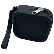 ミニポーチ 化粧ポーチ イヤホンケース入れ イヤホン収納 シリコン 無地 シンプル 女性 男性 コインケース 小物入れ リップ収納 メイクポーチ 薬入れ 小物収納 ストラップ付き 携帯 コンパクト 持ち運び