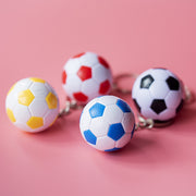キーホルダー キーリング サッカーボール シンプル かわいい 記念品 プチギフト プレゼント 贈り物 応援グッズ 卒団記念 ファッション小物 部活 サークル 女性用 男性用